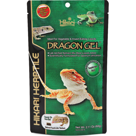 Hikari Dragon Gel 60 g nourriture pogona pas cher
