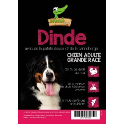 Croquettes dinde pour grand chien de haute qualité