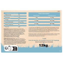 Croquette chiens stérilisé : Sac de croquettes à la truite chien adulte