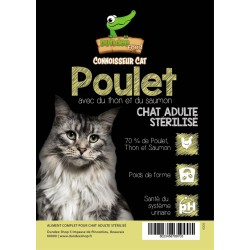 Croquettes Dundee Shop pour chat stérilisé au poulet