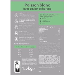 Croquettes au poisson blanc pour chat stérilisé