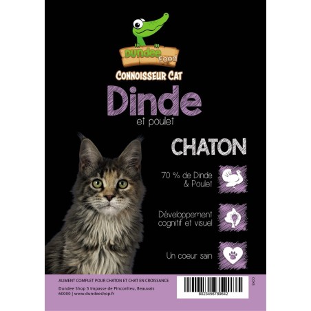 Alimentation chaton en ligne  : croquettes à la dinde