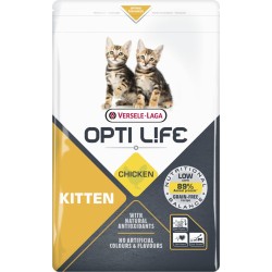 Vente croquettes chaton au poulet Opti Life Versele Laga