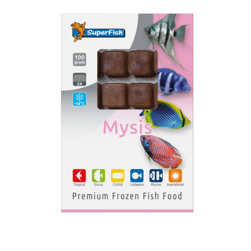 Mysis alimentation congelée pour poissons commande en ligne