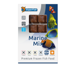 Nourriture Mix marin congelé pour poisson eau de mer