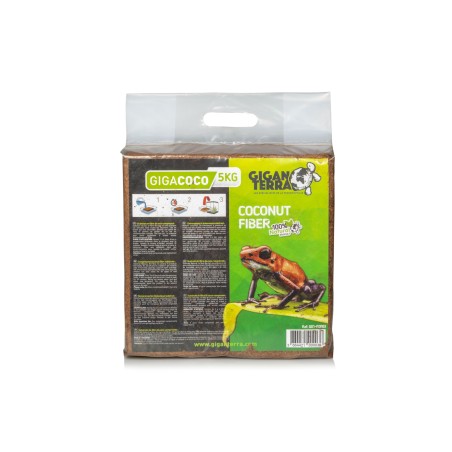 Substrat fibre coco 5 kg terrarium tropical
