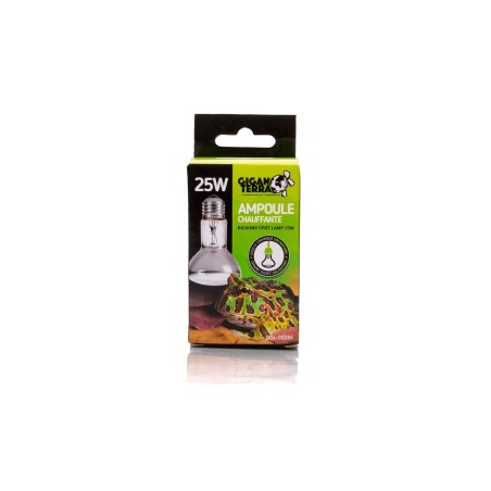 Ampoule chauffante reptile 25 W GiganTerra en vente en ligne
