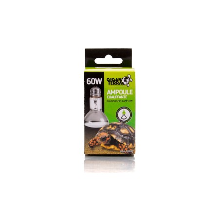 Ampoule chauffante 60 W reptiles UVA pas chère en ligne