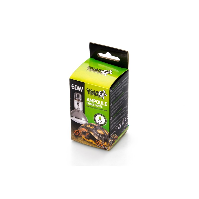 Ampoule chauffante 60 W reptiles UVA pas chère en ligne