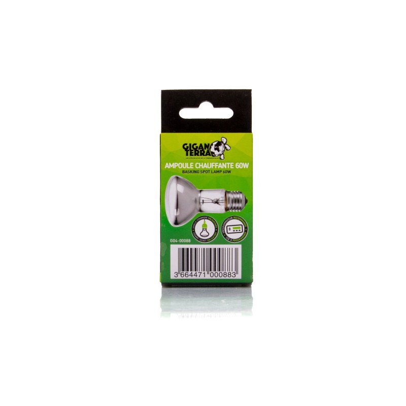 Ampoule chauffante 60 W reptiles UVA pas chère en ligne