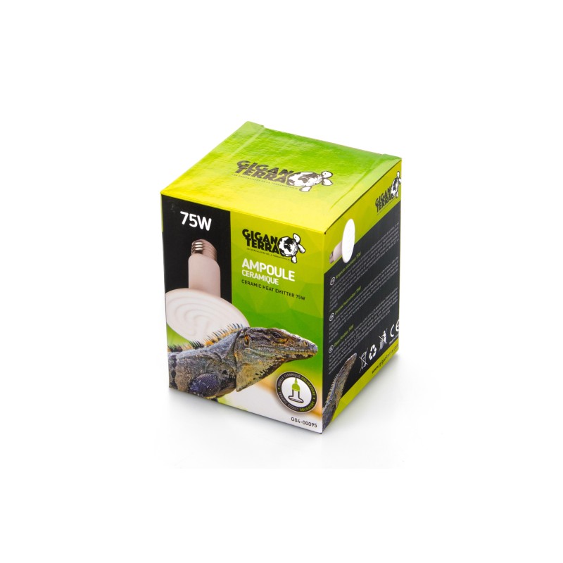 Ampoule chauffante céramique 75W reptiles commande en ligne