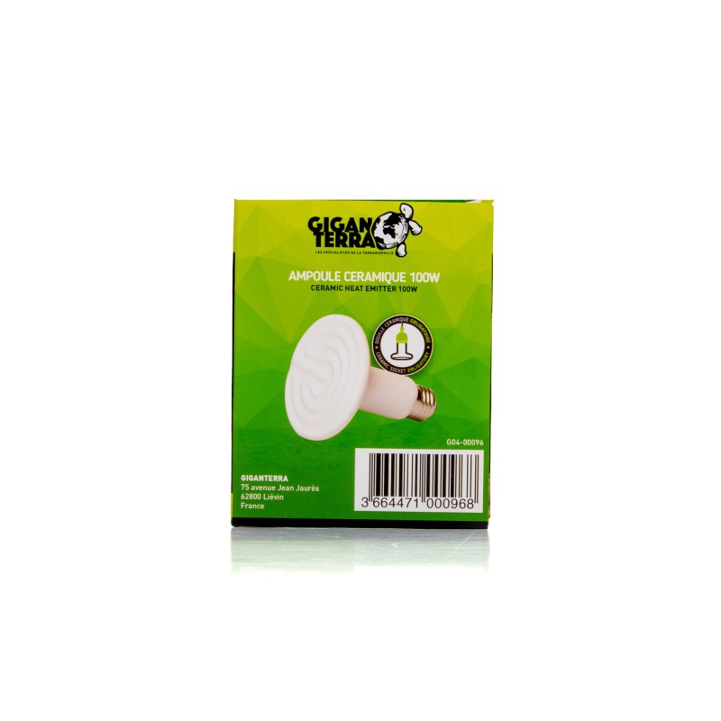 Ampoule céramique 100W reptiles tropicales pas chère