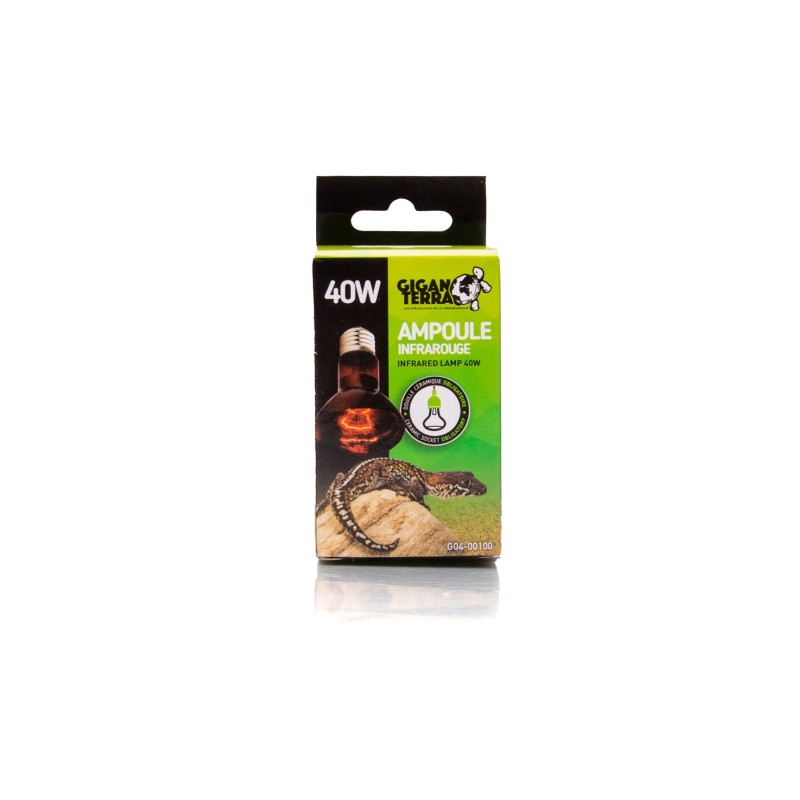 Commande Lampe infrarouge 40W reptiles nocturnes