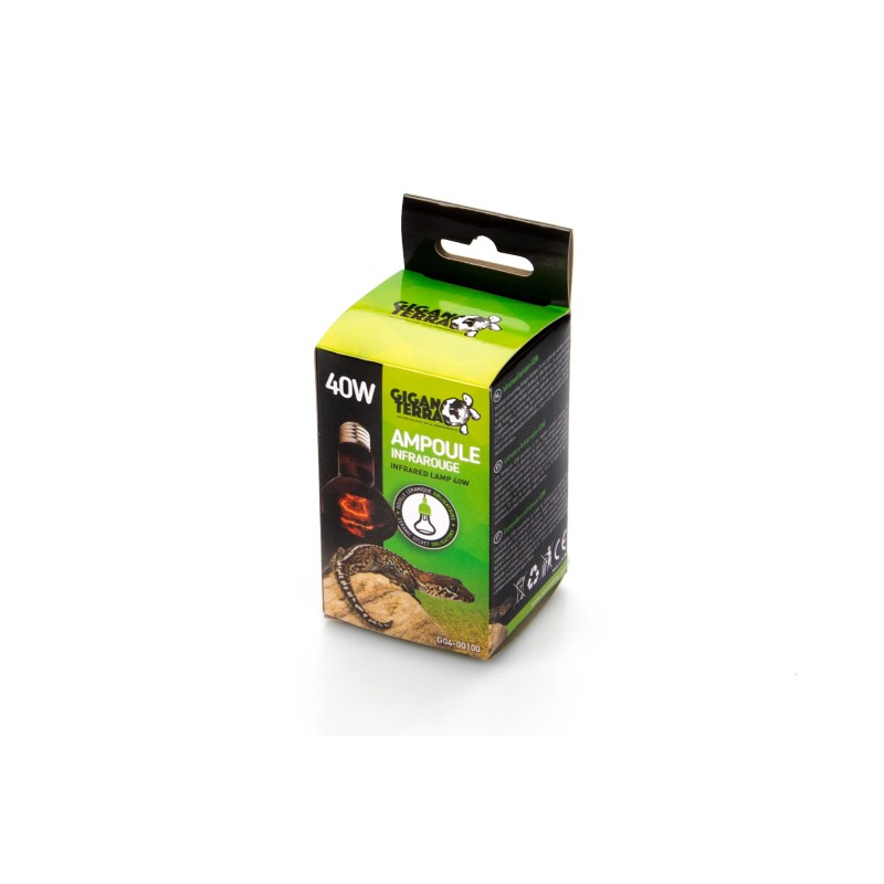 Commande Lampe infrarouge 40W reptiles nocturnes