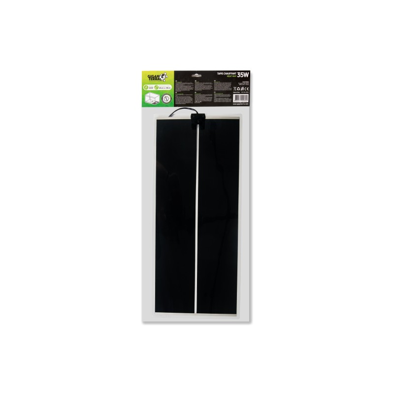 Tapis chauffant 35 W GiganTerra 65x28 cm pas cher