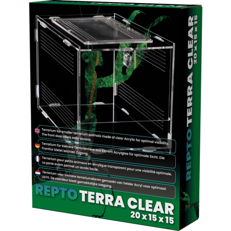 Achat Terrarium 20 x 15 x 15cm Terra Clear en ligne