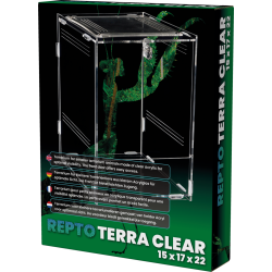 Vente terrarium Terra clear 15 x 17 x 22cm pas cher