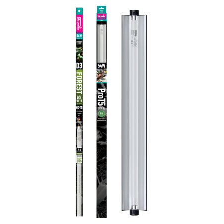 Eclairage terrarium : tube Arcadia Pro T5 UVB Kit 54w