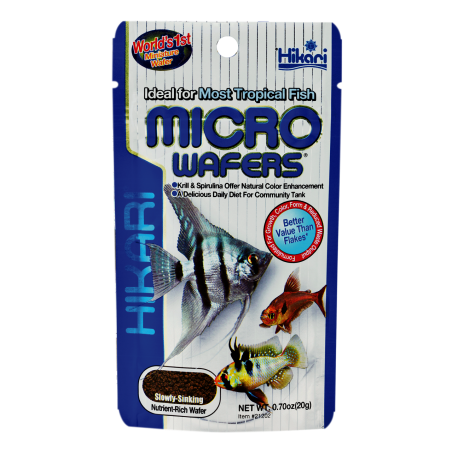 Sachet Hikari Micro Wafers 20 g nourriture en disques pour poissons tropicaux