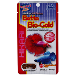 Sachet Hikari Betta Bio-Gold 5 g granulés flottants pour poisson combattant