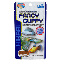 Sachet Hikari Fancy Guppy 22 g granulés pour guppys, platys et mollys
