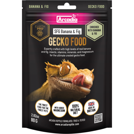 Alimentation Gecko à crête banane figue