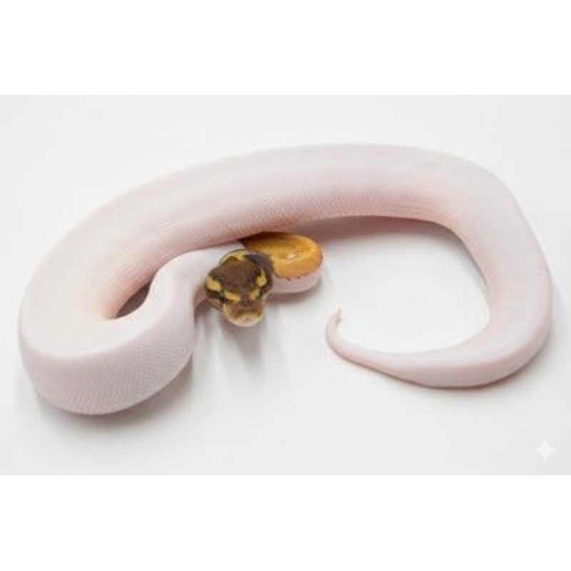 Python royal Python regius mutation Piebald Mojave né en captivité