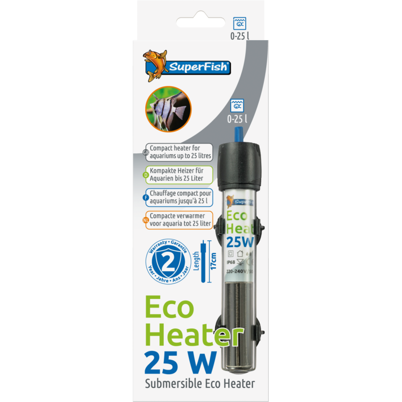 Eco Heater SuperFish 25 W : chauffage nano-aquarium en vente
