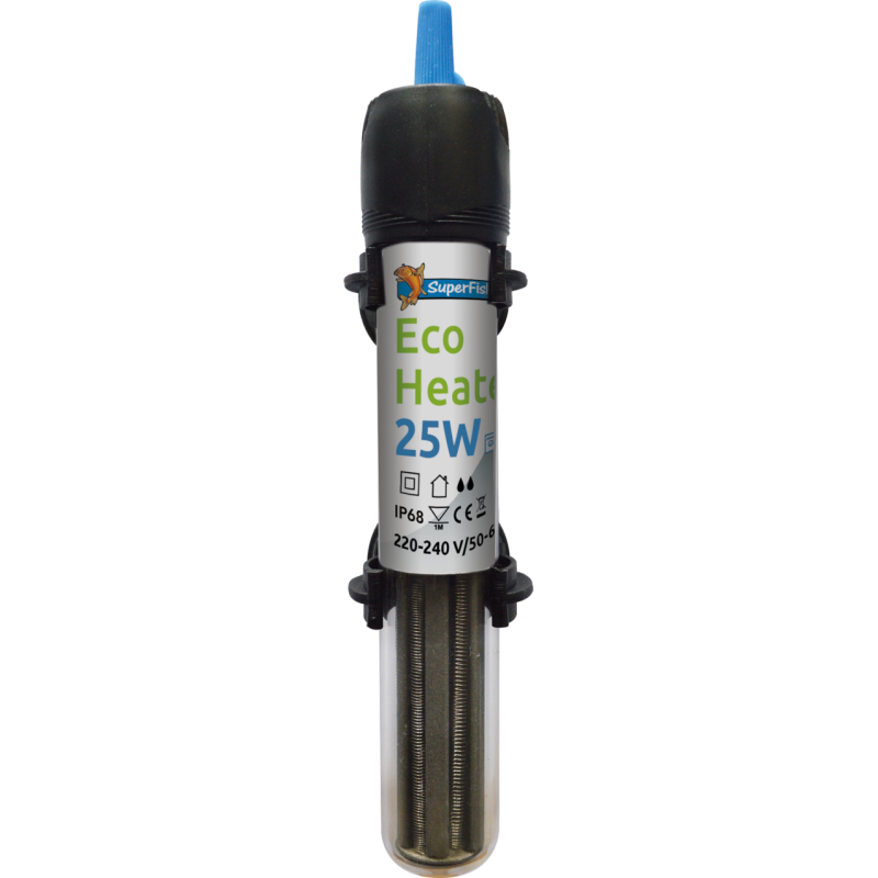 Chauffage Eco Heater SuperFish 25 W pour nano-aquarium de 25 litres