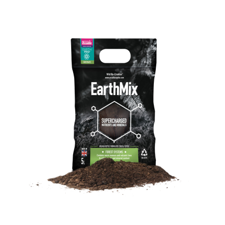 Vente substrat bioactif Earthmix terrarium tropical