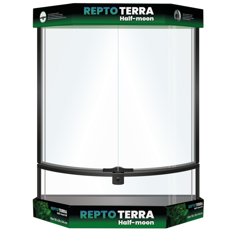 Vente terrariumpour reptile grimpeur Repto Terra Half-Moon