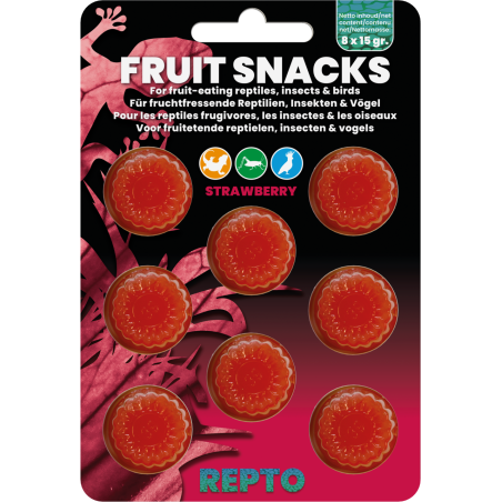 Achat gelée fraise pour reptile et oiseau