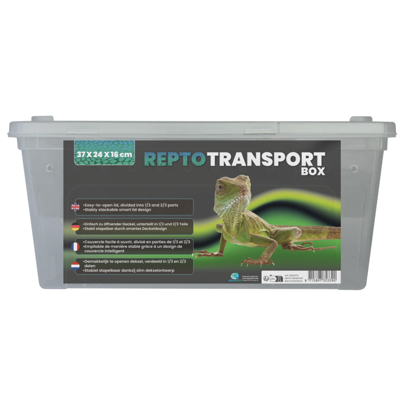 Repto Transport Box : Boîte de transport large pour reptiles et invertébrés