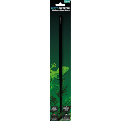 Pinces noires inox 30 cm manipulation terrarium pas chere
