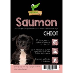 Achat croquettes saumon pour chiot, nourriture croquettes chiot